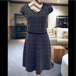 NWT Sophie Max Navy & White Dress Size M